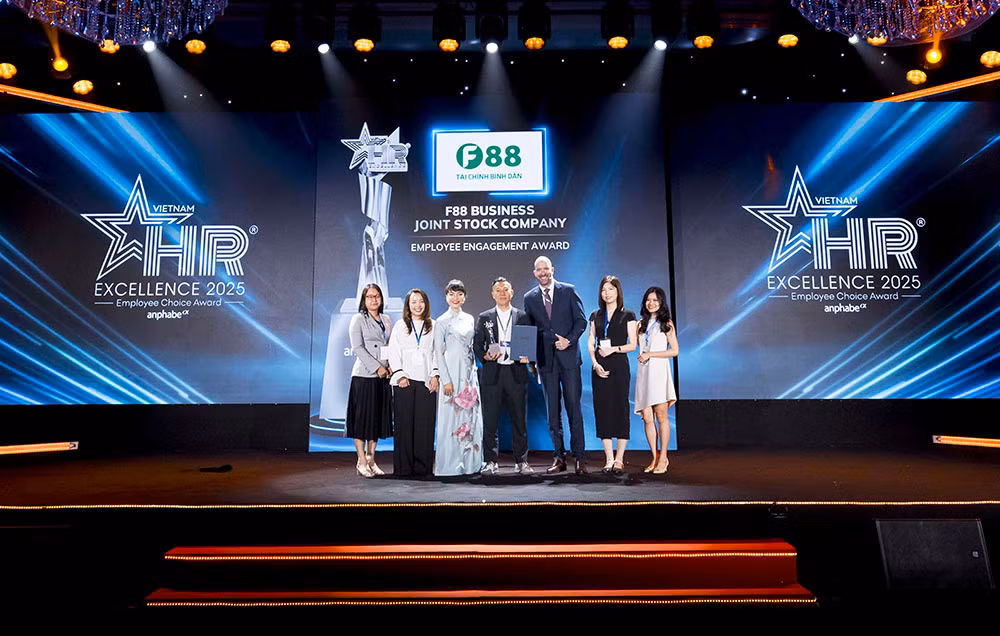 F88 được vinh danh với Giải thưởng “Gắn kết nhân viên” tại HR Excellence 2025 -0