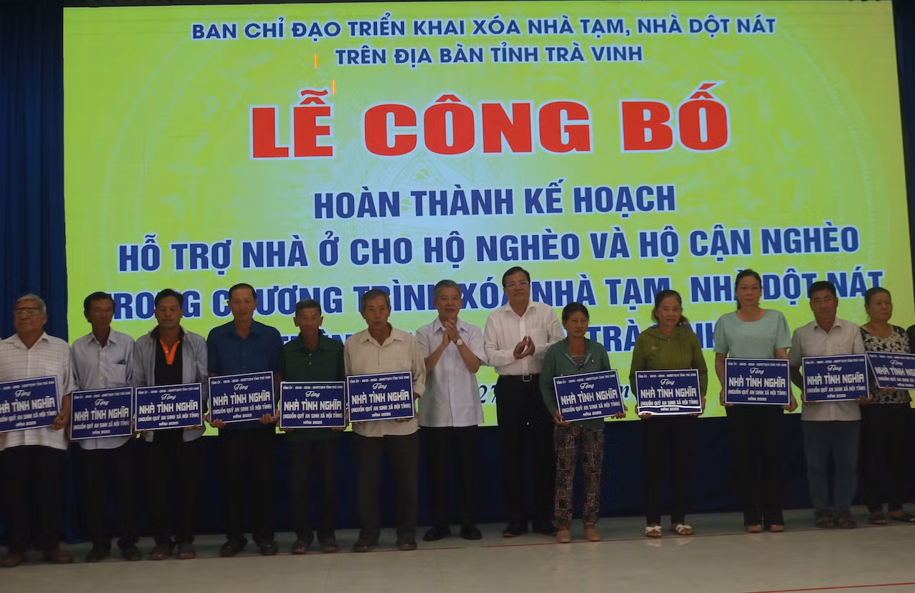 Trà Vinh hoàn thành việc xóa nhà tạm, nhà dột nát trước ngày 30/4 -0