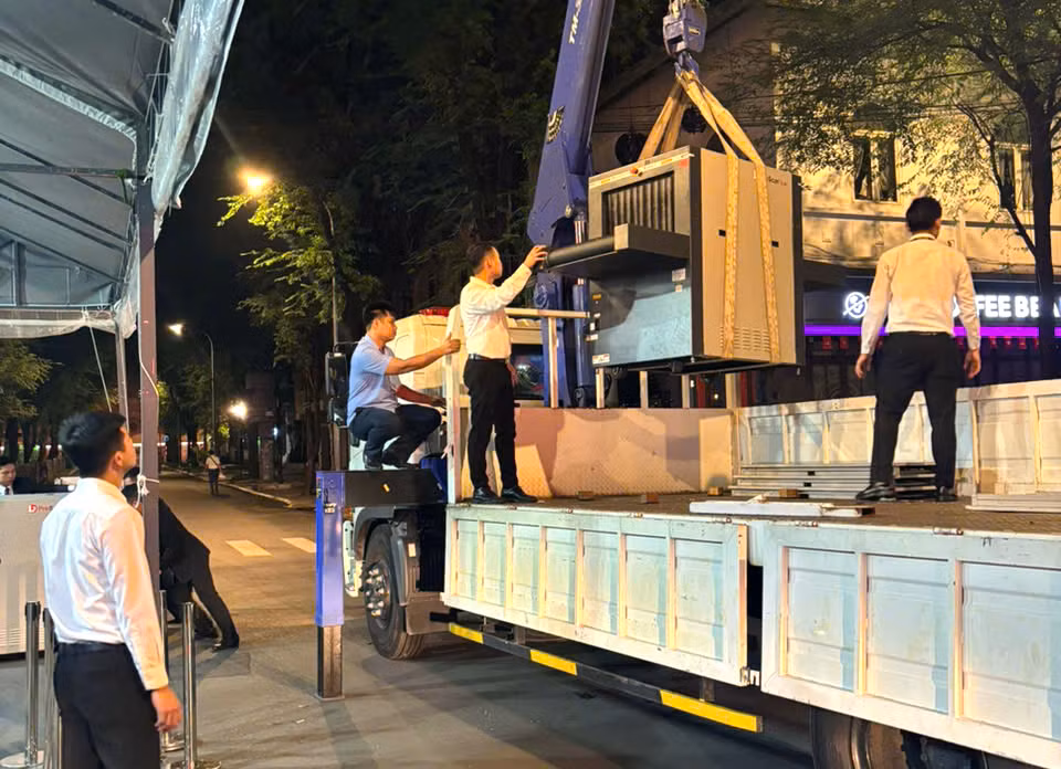 Bảo vệ tuyệt đối an toàn buổi Tổng duyệt kỷ niệm 50 năm Giải phóng miền Nam -0