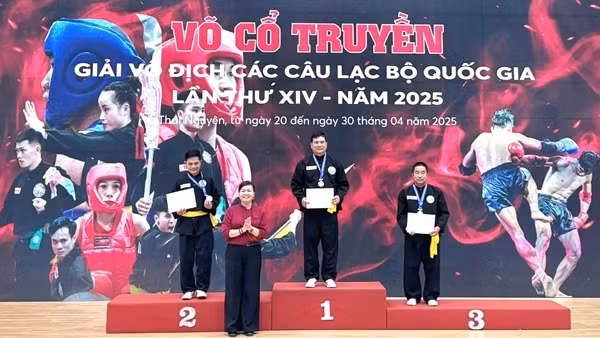 Thể thao&nbsp;CAND đoạt nhiều huy chương tại Giải vô địch CLB Võ cổ truyền quốc gia năm 2025
