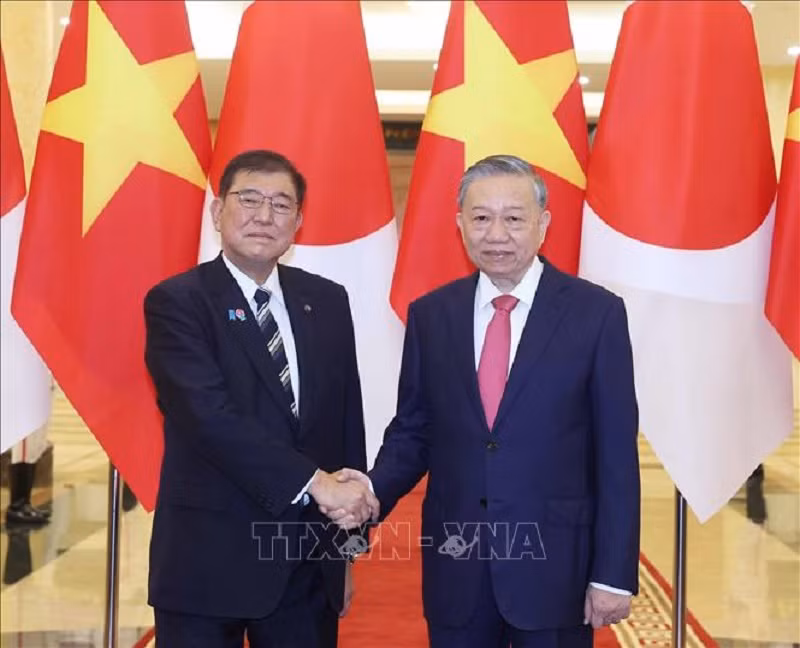 Tổng Bí thư Tô Lâm tiếp Thủ tướng Nhật Bản Ishiba Shigeru -0