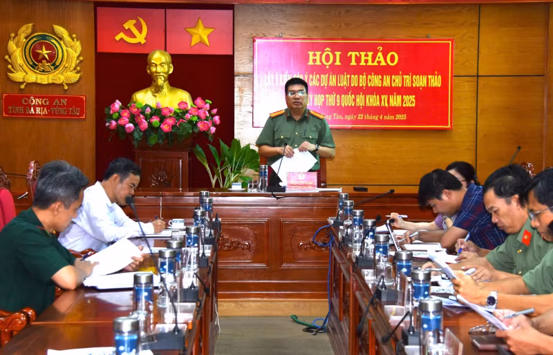 Công an nhiều tỉnh, thành lấy ý kiến xây dựng các dự án luật do Bộ Công an chủ trì soạn thảo -0