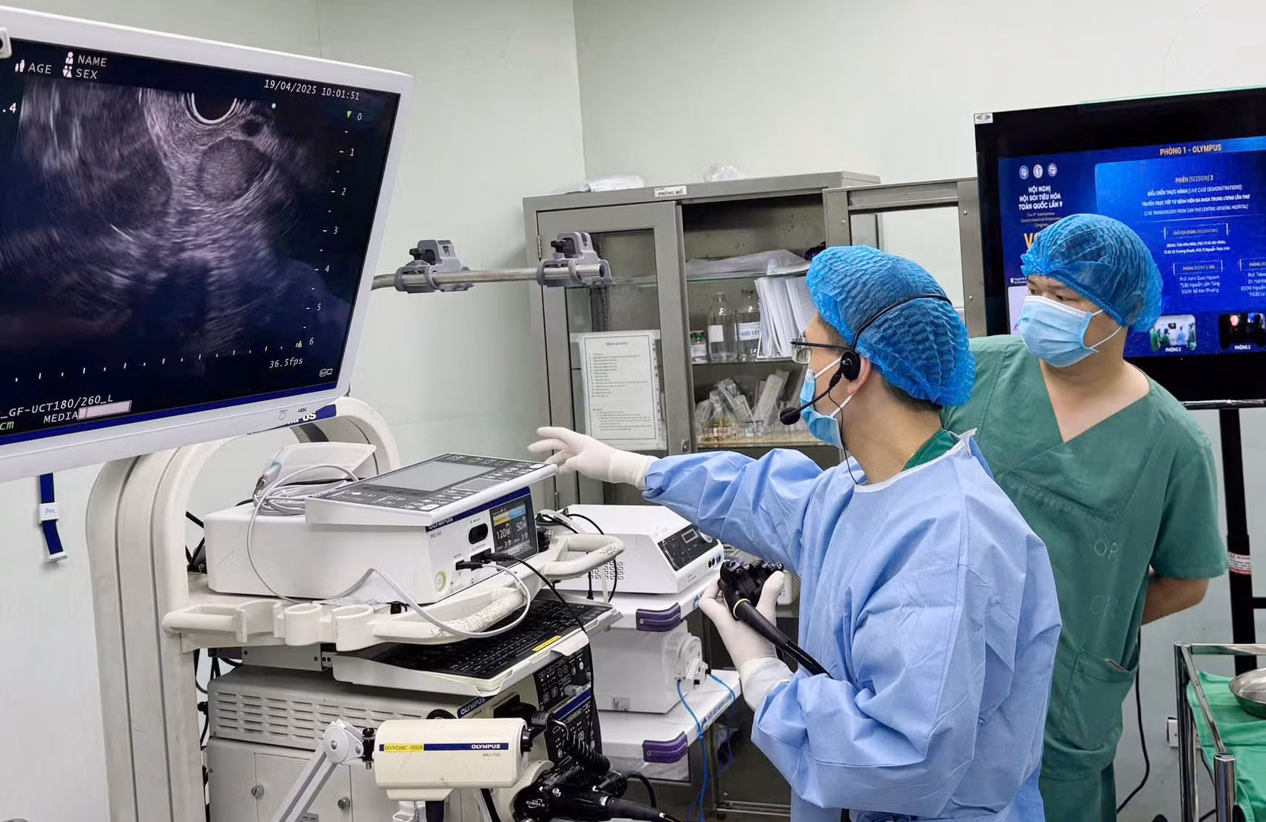 Lần đầu tiên thực hiện nội soi siêu âm chuyên sâu tại Tây Nam Bộ -0