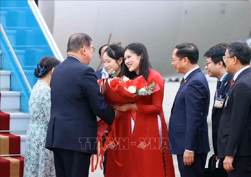 Thủ tướng Nhật Bản Ishiba Shigeru và Phu nhân bắt đầu thăm chính thức Việt Nam -0