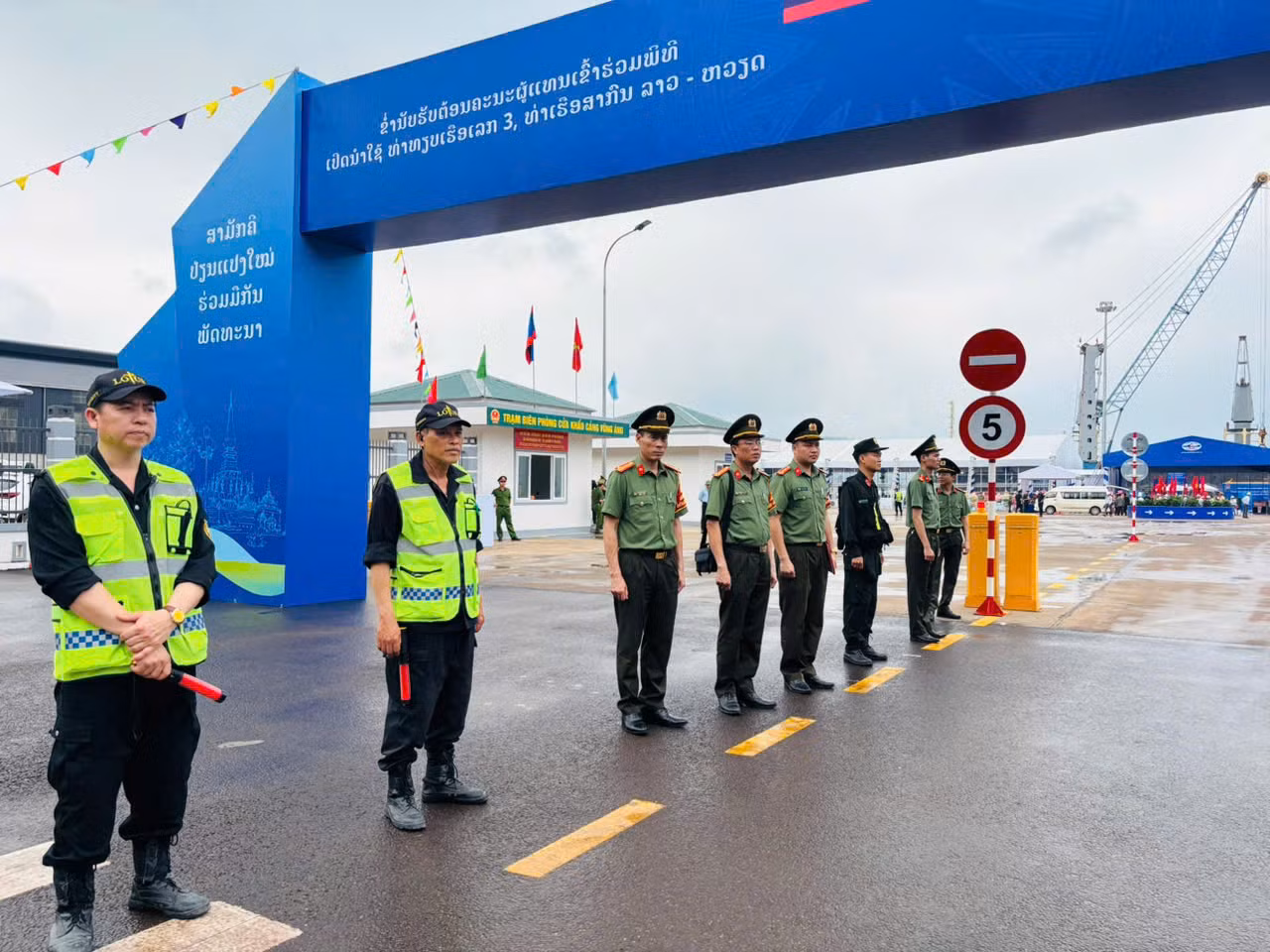 Đảm bảo an ninh, an toàn Lễ khai trương Bến cảng số 3, Cảng quốc tế Lào – Việt -0