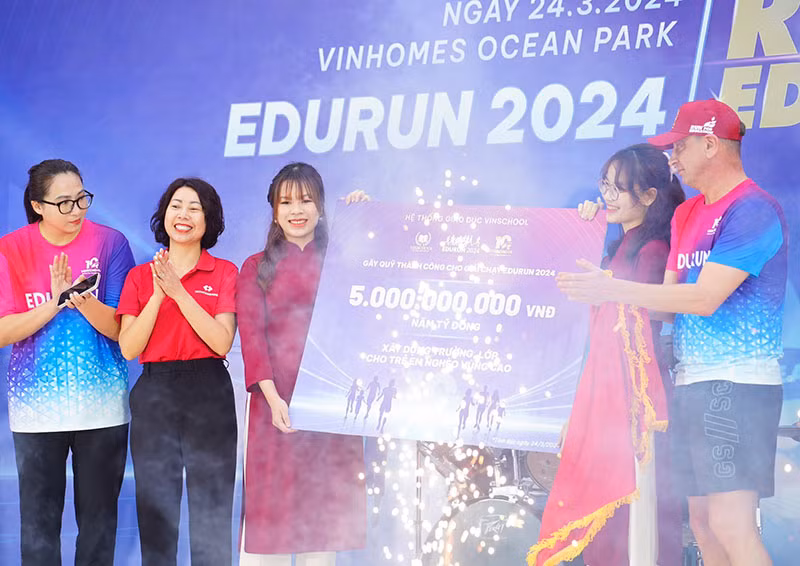 Edurun 2024 quyên góp 5 tỷ đồng để xây trường vùng xa -0