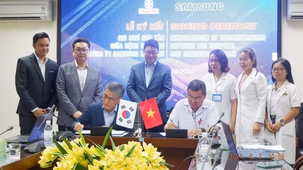 Bệnh viện 199 và Công ty Samsung Medison ký kết hợp tác