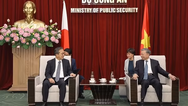 Duy trì và củng cố quan hệ hợp tác giữa Bộ Công an Việt Nam và các cơ quan hữu quan Nhật Bản