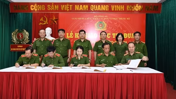 Cụm thi đua số 4 thực hiện hiệu quả các phong trào thi đua