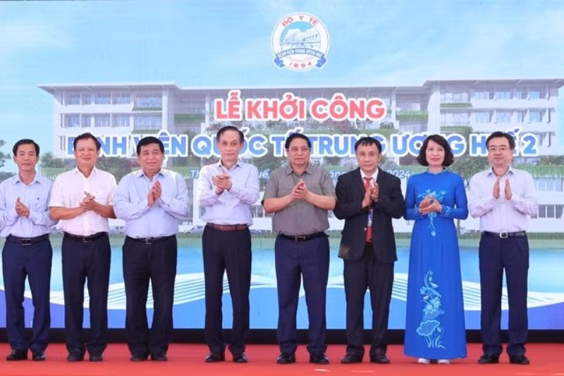 Thủ tướng Phạm Minh Chính dự Lễ khởi công Bệnh viện Quốc tế Trung ương Huế 2 -0
