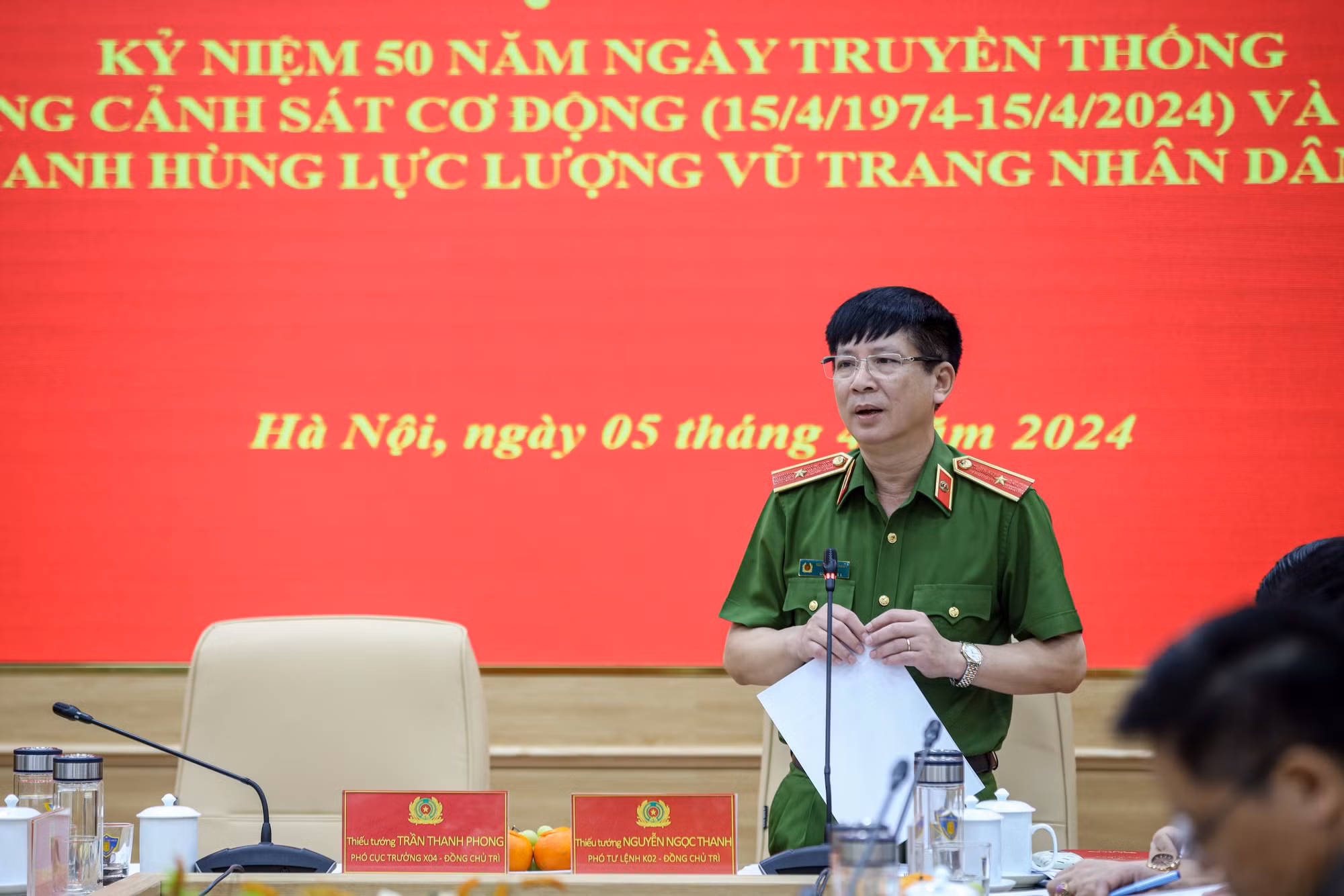 Lan toả hình ảnh đẹp lực lượng Cảnh sát cơ động nhân kỷ niệm 50 năm ngày truyền thống -1