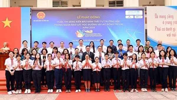 Phát động cuộc thi về phòng ngừa bạo lực học đường và lao động trẻ em