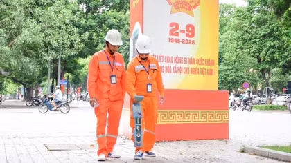 EVNHANOI bảo đảm cung cấp điện phục vụ Quốc khánh 2/9