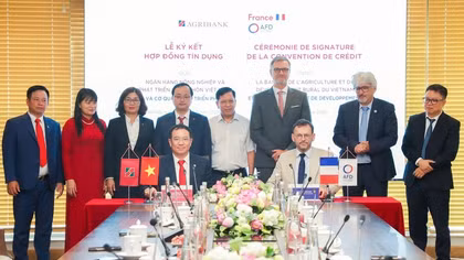 Agribank “bắt tay” AFD thúc đẩy “tài chính xanh” tại Việt Nam