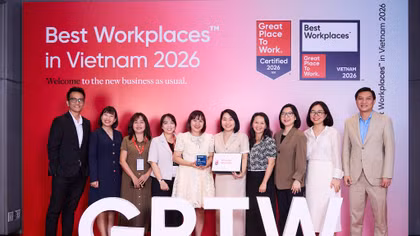 Amway Việt Nam lọt Top nơi làm việc xuất sắc Việt Nam 2026