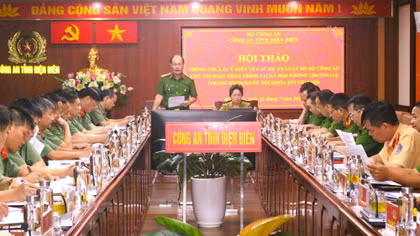 Công an Điện Biên góp ý ba dự án luật do Bộ Công an chủ trì