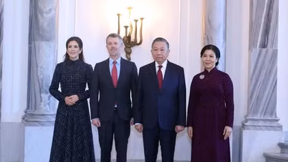 Tổng Bí thư, Chủ tịch nước Tô Lâm hội kiến Nhà vua Frederik X