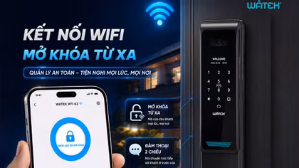 Khoá điện tử thông minh bảo vệ an toàn cho ngôi nhà của bạn