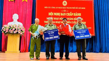 Hội Cựu CAND TP Hồ Chí Minh phát triển tổ chức vững mạnh, đảm bảo ANTT