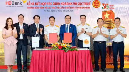 HDBank đồng hành cùng Cục Thuế thúc đẩy chuyển đổi số hộ kinh doanh