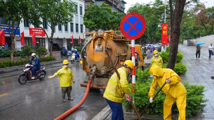 Hà Nội đề ra phương án ứng phó 141 điểm ngập do mưa cực đoan