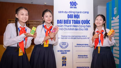 Vinamilk đồng hành cùng Đại hội Đoàn toàn quốc lần thứ XIII