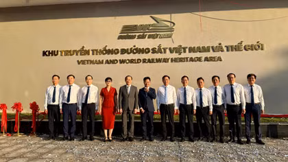 Khánh thành khu truyền thống đường sắt Việt Nam và thế giới