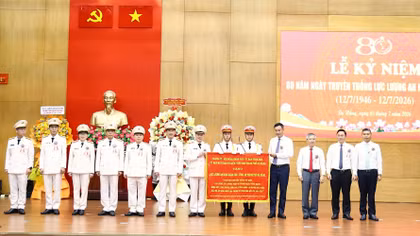 Công an TP Đà Nẵng kỷ niệm 80 năm Ngày truyền thống lực lượng An ninh nhân dân
