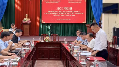Chuyển đổi số công tác Đảng Thái Nguyên: Khi triển khai nền tảng mới chỉ là bước đầu