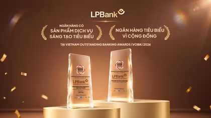 LPBank nhận giải thưởng VOBA 2026 với sản phẩm sáng tạo và trách nhiệm cộng đồng