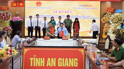 MobiFone hợp tác với An Giang thúc đẩy chuyển đổi số và đổi mới sáng tạo