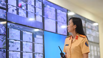 CSGT Công an TP Hồ Chí Minh tăng cường giám sát, xử phạt vi phạm giao thông qua hệ thống camera.