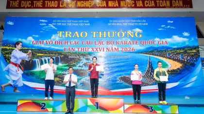 Karate CAND giành 6 huy chương vàng tại giải quốc gia