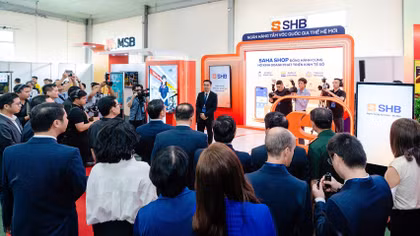 SHB SAHA Shop gây ấn tượng tại sự kiện Chuyển đổi số ngành Ngân hàng 2026