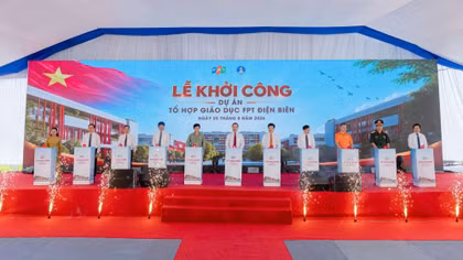 FPT khởi công tổ hợp giáo dục, góp sức xã hội hóa giáo dục tại Điện Biên