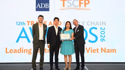TPBank khẳng định vị thế Ngân hàng đối tác hàng đầu của ADB tại Việt Nam
