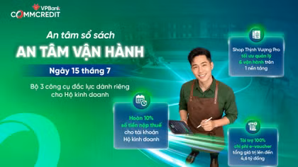 Bộ ba giải pháp của VPBank giúp Hộ kinh doanh an tâm vận hành