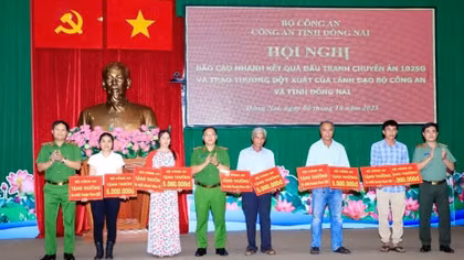 Đồng Nai lập quỹ khen thưởng, hỗ trợ người tham gia phòng, chống tội phạm