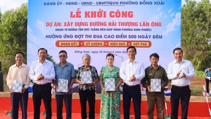 48 hộ dân đồng thuận hiến đất để làm đường 90 tỷ đồng