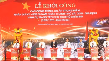 Khởi công loạt công trình trọng điểm kỷ niệm 50 năm TP Sài Gòn - Gia Định mang tên Bác