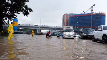 Mưa lớn ở Bắc Bộ kéo dài đến hết ngày 17/9