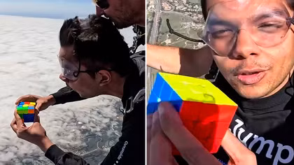 Giải rubik trên không
