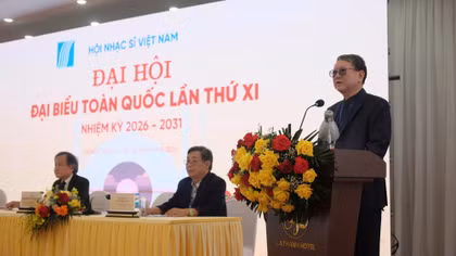 Thiếu tướng, Nhạc sĩ Đức Trịnh tiếp tục làm Chủ tịch Hội Nhạc sĩ Việt Nam 