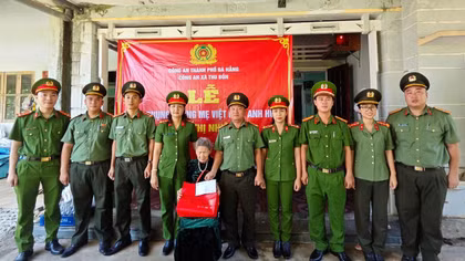 Dấu ấn tri ân của lực lượng Công an tại Đà Nẵng và Quảng Ngãi