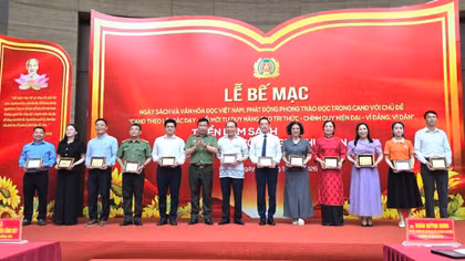 Phát triển văn hóa đọc, nâng cao tri thức, bản lĩnh người chiến sĩ CAND 