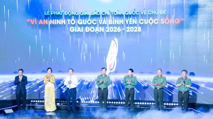 Bộ Công an phát động Giải báo chí "Vì an ninh Tổ quốc và bình yên cuộc sống"