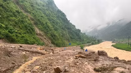 Các tỉnh Lai Châu, Lào Cai, Tuyên Quang và Cao Bằng có nguy cơ xảy ra lũ quét, sạt lở đất