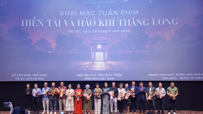 Khai mạc Tuần phim “Hiền tài và Hào khí Thăng Long” kỷ niệm 950 năm Quốc Tử Giám