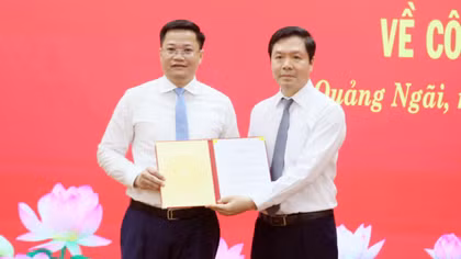 Điều động Thứ trưởng Bộ Tài chính giữ chức Phó Bí thư Tỉnh ủy Quảng Ngãi