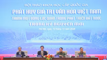Khai mạc hội thảo quốc gia về phát huy giá trị văn hoá Việt Nam trong kỷ nguyên mới